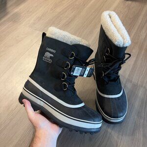 NEW Womens Sorel Caribou Snow Waterproof Winter Fur Lined Mid Calf Rain Boot